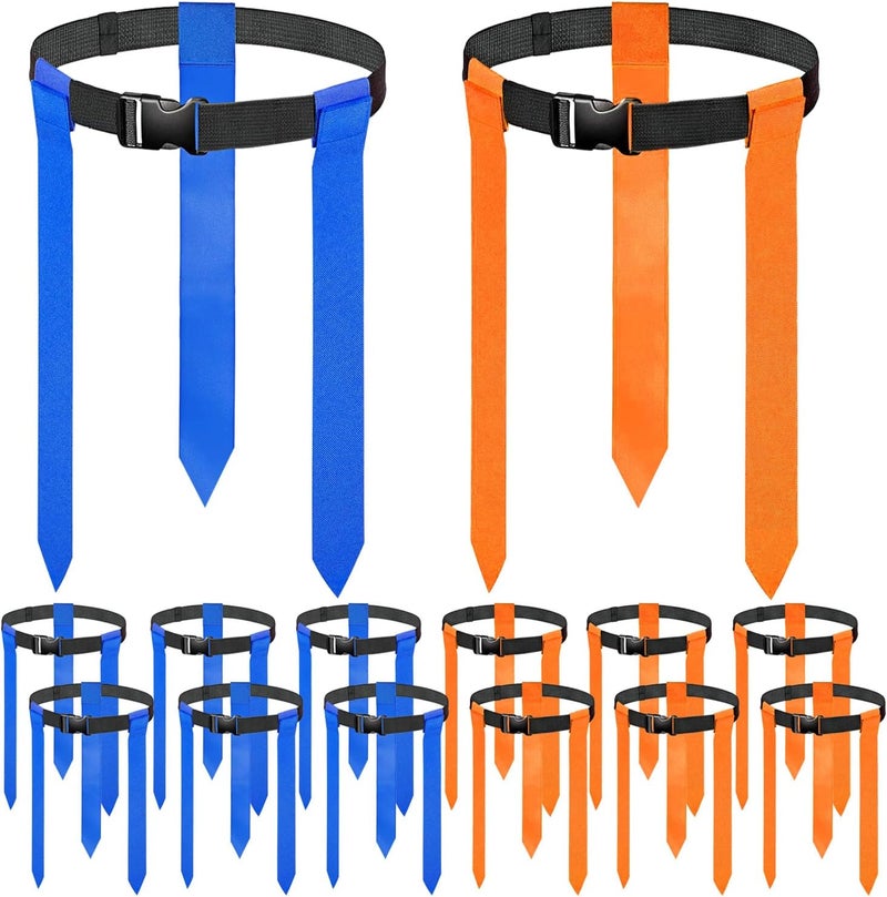 Niantime Flag Football Belts, 6/14 Players Game Kit with flags for Youth and Adults Indoor & Outdoor Training Equipment - Image 1